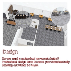 Dalles de moquette de salle de conférence carrées en polyamide 100 % résistantes à l'usure, nouveau design commercial, série <span class=keywords><strong>J</strong></span> Shanghai Hangju Archer - Product Image 3