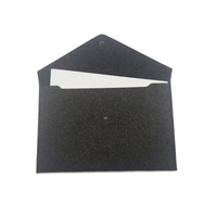 Pochette de classement en papier de style enveloppe A4 portable personnalisé sac de documents en feutre pour le bureau
