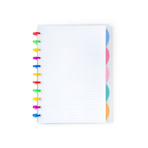 Ringnote sinh viên tối giản màu chỉ số công suất lớn máy tính xách tay/bảng tính/tập thể dục cuốn sách kế hoạch bìa cứng discbound máy tính xách tay - Product Image 1