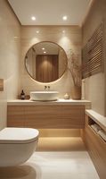 Lemari Kamar Mandi Kontemporer yang Dirancang untuk Kehidupan Modern