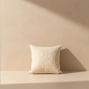 Authentic Cream Lace <b>Embroidered</b> Decorative <b>Curtain</b> Without Filling-for Seats & Pillows - Product Image 2