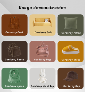 Tissus en velours côtelé 16 côtes en microfibre de polyester tricoté warp, résistants à la déchirure, pour vêtements, textiles de maison et <span class=keywords><strong>accessoires</strong></span> de bagages - Product Image 6