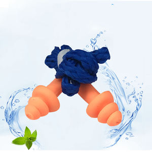 سدادات أذن ناعمة مضادة للماء سلك من السيليكون قابلة لإعادة الاستخدام سدادات أذن آمنة لحماية السمع عند السباحة سدادات أذن واقية - Product Image 4