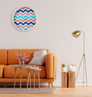 Jam dinding kayu tanpa angka, desain kreatif, dekorasi rumah modern, tanpa suara.
