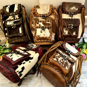 High Quality Real Cowhide Leather <b>Backpack</b> Bags Multi Uses Handmade Bag Unisex School Bag Multi Uses <b>Backpack</b> - Product Image 1