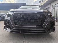 Pour Audi RS Q8 pièces de carrosserie Kit de carrosserie en fibre de carbone en forme de M avec pare-chocs avant et arrière jupes latérales garde-boue de capot moteur
