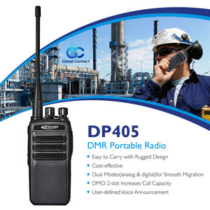 Radio bidirectionnelle portable professionnelle UHF VHF numérique analogique compatible longue portée Talkie-walkie KIRISUN DP405 interphone woki toki - Product Image 1