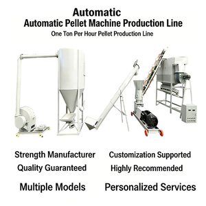 Línea de Producción de Pellets de Alimento de Fábrica Propia Sin Contrato de Subcontratación Cada Componente Fabricado en Interiores Calidad Garantizada - Product Image 5