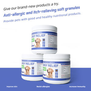 Huile de poisson pour animaux de compagnie, chat, chien, OEM, soulagement des allergies, démangeaisons, comprimés à mâcher doux pour le soulagement des allergies, soulagement des démangeaisons, compléments alimentaires pour la santé - Product Image 2