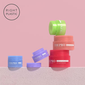 Mini tarros de crema cosmética PP personalizables, 3ml, 5ml, 10ml, 15ml, envases de Crema para Ojos faciales para el cuidado de la piel, tapa de rosca para embalaje de cuidado de la piel - Product Image 1