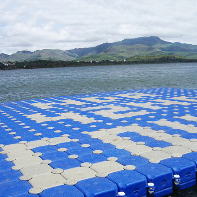 500*500*400mm HDPE PE Plastic Modular Floating Dock Buoy Pontoon Cubes for Jet Ski with Durable Piston Part