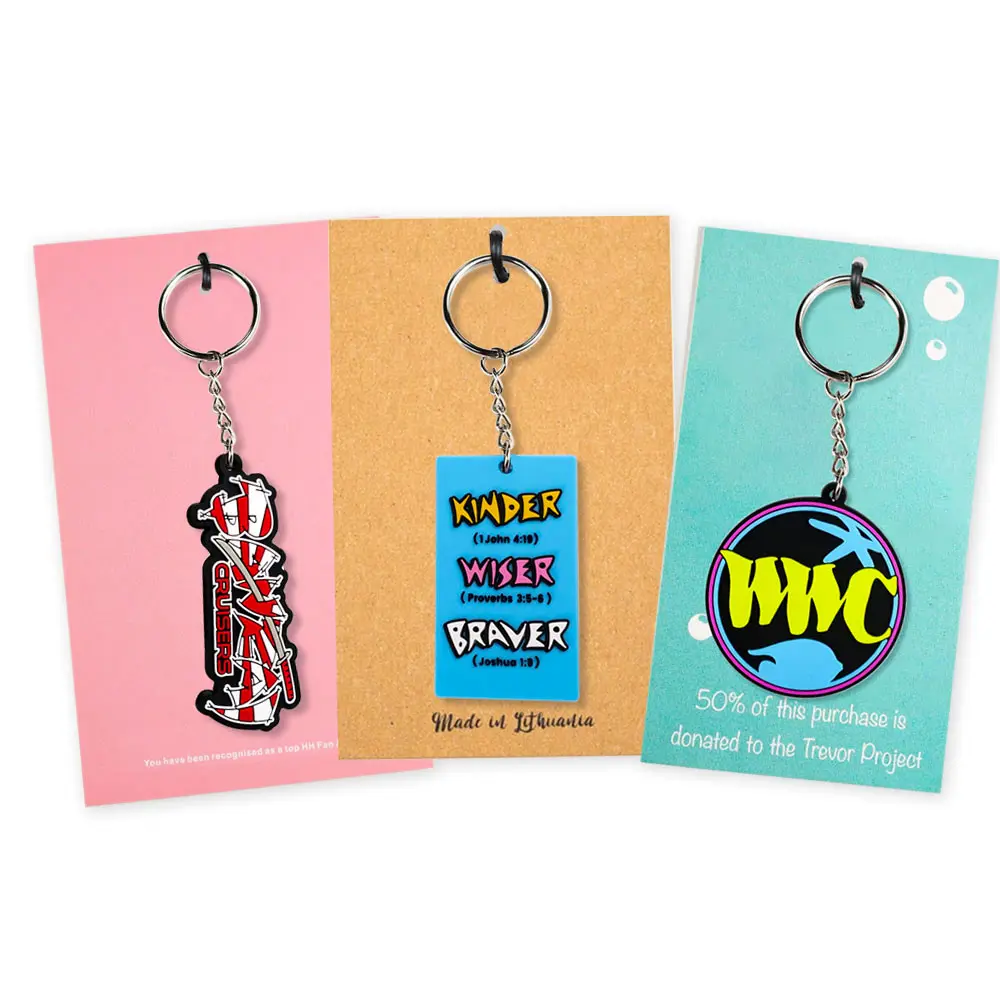 Promotional items Plastic keyring small advertise gifts Mini designer bags key chain keychain accessories