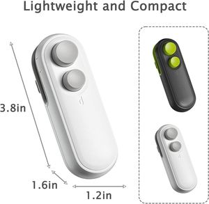 Custom Logo 2-in-1 Ceramic Kitchen Food <b>Snack</b> Mini Bag Sealer Hand Pressure Portable USB Rechargeable Airtight Cutter - Product Image 3