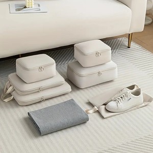 HANFEIZI Set di 6 Cubi di Compressione per Organizzare i Bagagli da Viaggio - Product Image 2