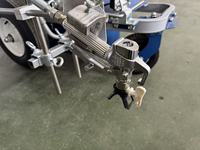 Machine de marquage routier oscillante à peinture thermoplastique à froid, compacte, alimentée par moteur 1,6 kW/72 V, marque H&H