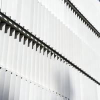 Lame réglable en aluminium, étanche, légère, durable, économie d'énergie, conception sur mesure pour CVC