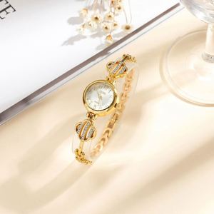 Women's Leisure Alloy Digital Movement Stainless Steel Strap <b>Watch</b> /Crane 3BAR Water Resistant Push Button Hidden Clasp - Product Image 3