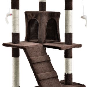 Moderno Grande Albero Tiragraffi di Lusso per Gatti, Torre Arredo con Palo Tiragraffi per Gattini, <span class=keywords><strong>Casa</strong></span> per Animali - Product Image 4