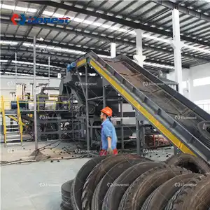 Waste Tire Rubber Tire Granules Crusher Tyre Recycle Machine Price