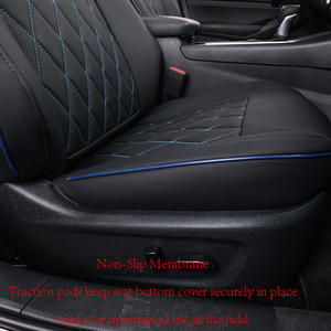 <span class=keywords><strong>Housse</strong></span> de siège de voiture personnalisée en cuir matelassé écologique de luxe EKR, noire, pour <span class=keywords><strong>Nissan</strong></span> Highlander/Sportage, toutes saisons - Product Image 3