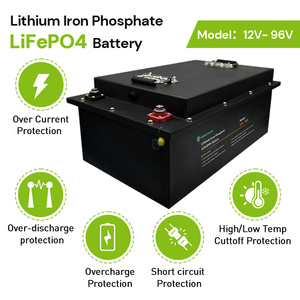 Smart Lithium Golf Cart <b>Battery</b> <b>12V</b> 24V 48V 100Ah 200Ah 48volt <b>Batteries</b> Car Pack - Product Image 5