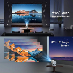 Projecteur portable HY300 Pro 1080P compatible Android 11 WiFi6 BT5.4 270 °   Rotation compatible avec <span class=keywords><strong>TV</strong></span> Stick/ordinateur portable - Product Image 2