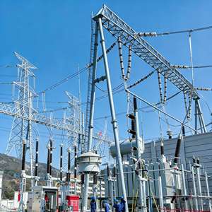 Каркасная конструкция для подстанции HUTA, оцинкованная, усиленная, высота 15 м, простое обслуживание - Product Image 5