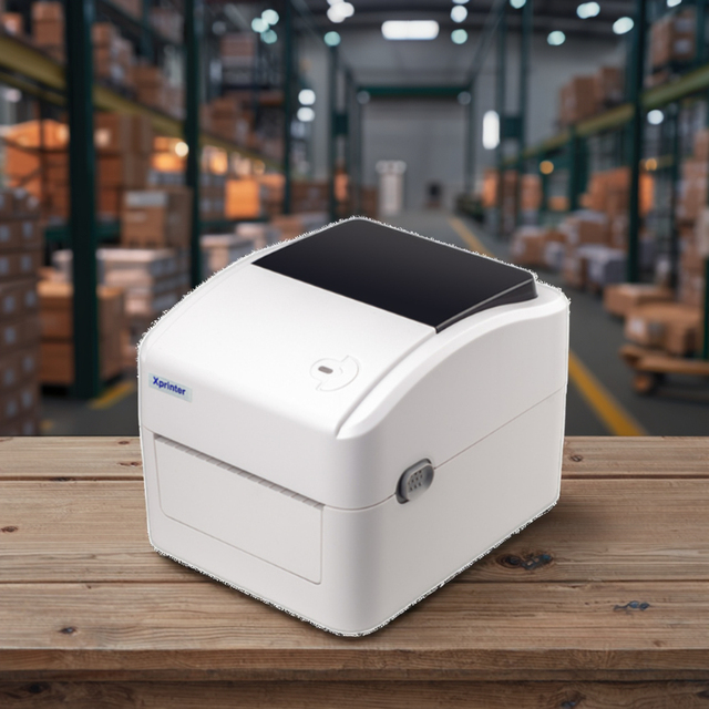 Black White 4x6 Thermal Barcode Shipping Label Printer with for Label Paper System USB Interface 1 Year Warranty in Stock