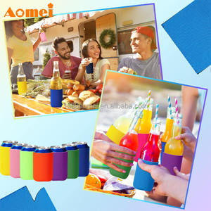 AOMEI 热升华空白印刷啤酒瓶套纯色软质材料杯套彩色冷藏袋热升华 - Product Image 6