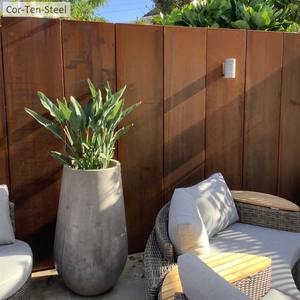 Metalen Hekken Panelen Corten Staal Tuin Hek T Berichten Koop Verstelbare - Product Image 4