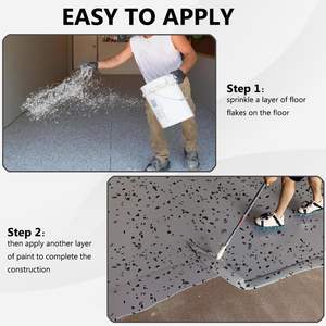 LSY สีดำ/สีเทาสีฟ้า/สีเทาอ่อน/สีเทาเข้มอีพ็อกซี่พื้นเคลือบพื้นสะเก็ดสำหรับโรงรถผนังภายในและภายนอกบ้าน - Product Image 5