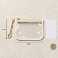 Dompet Kecil Anak Unisex Grosir, Kantong Penyimpanan, Dompet Resleting, Gantungan Kunci Mini, Dompet Koin, Tempat Kartu PVC Transparan Tahan Air