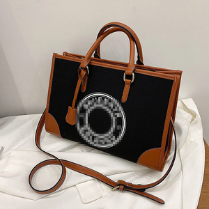 Sac à main en <span class=keywords><strong>toile</strong></span> pour femme, sac à bandoulière grande capacité, sacs à main décontractés en <span class=keywords><strong>toile</strong></span> pour femme - Product Image 3
