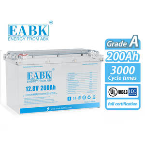 بطارية تخزين الطاقة الشمسية المنزلية عالية الجودة Ebak V 200Ah LiFePO4 القابلة لإعادة الشحن لنظام ليثيوم فوسفات الحديد - Product Image 1