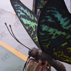 <span class=keywords><strong>Zoo</strong></span> Park Man Made Butterfly Model Animatronic Robotic Animals Models Animal simulé - Product Image 2