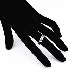 yunnique Woven Open <b>Titanium</b> Steel <b>Ring</b> Unisex Geometric Retro Jewelry Gift - Product Image 5