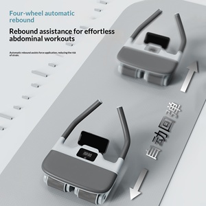 Roue abdominale 25 Nouveau modèle Fitness à domicile Exercice de mise en forme des muscles <span class=keywords><strong>abdominaux</strong></span> Rebond automatique 4 roues Unisexe Haute qualité - Product Image 3