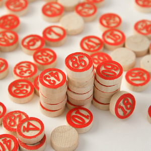 Antiguo juego de ajedrez digital de madera soviética <span class=keywords><strong>Bingo</strong></span> Carbeno Lotto para adultos y niños - Product Image 5