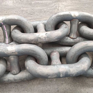 Chaîne d'ancre à maillons cloutés couleur personnalisée, chaînes de navire soudées en acier haute résistance, fabriquées en Chine, chaîne d'ancre, chaîne de câble, marine - Product Image 6