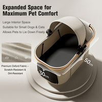 Poussette pour animaux de compagnie, chien, chat, pliable, 2 en 1, légère, pour voyages en plein air, camping