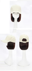 วิกผมสั้นผู้<span class=keywords><strong>หญิง</strong></span>แฟชั่นหนึ่งชิ้นสำหรับฤดูร้อนหมวกเบสบอลสีแดงสไตล์สตรีทและดูสปอร์ต - Product Image 6