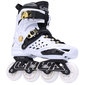 <span class=keywords><strong>Patines</strong></span> de velocidad de rueda grande de <span class=keywords><strong>125mm</strong></span> para carreras profesionales, <span class=keywords><strong>patines</strong></span> de ruedas para adultos, zapatos de Slalom con tres ruedas, <span class=keywords><strong>patines</strong></span> de velocidad para adultos - Product Image 2