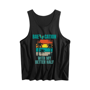 Débardeur personnalisé de transfert de chaleur pour hommes 100% coton confortable doux personnalisé Activewear US Local POD - Product Image 1