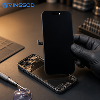 Écran LCD Incell complet pour iPhone 15 Pro Max – Pièce de rechange pour réparation de téléphone avec garantie d'un an