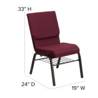 Furnitur Teater Auditorium Ruang Makan Dapur Modern Mewah Kuat, Murah Grosir, Dapat Ditumpuk, Berlapis Kain, Logam, Sistem Interlocking