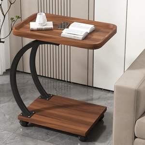Hot Sale Modern Steel Wood Laptop <strong>Table</strong> for Bed <strong>Height</strong> <strong>Adjustable</strong> Bedside Desk for Living Room - Product Image 1