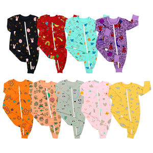 Combinaison pour bébé en bambou et élasthanne, vêtements pour nourrissons, nouveau-né, <span class=keywords><strong>pyjama</strong></span> en bambou unisexe pour bébé - Product Image 5