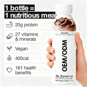 Bebida Lista para Beber, Vegana, a Base de Plantas, Rica en Vitaminas, Natural, de Marca Privada OEM, Alta en Proteínas, para Apoyo Muscular/Energético/Inmunológico - Adultos - Product Image 3