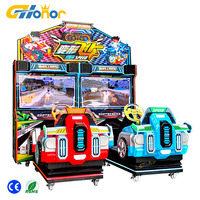 Máquina de Juego Arcade G-Honor para 2 Jugadores, Simulador de Carreras de Velocidad, Operado con Monedas, para Centros de Entretenimiento