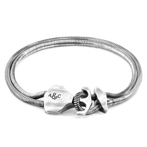 Bracciale a catena in argento Delta Anchor - Product Image 2